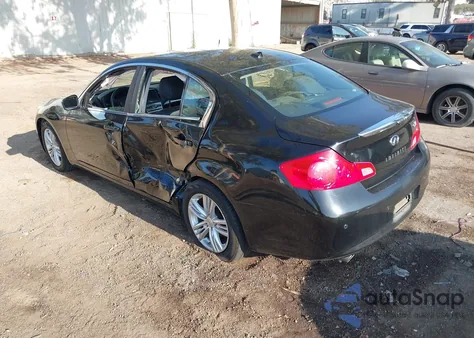 2012 Infiniti G37 Journey z USA, uszkodzony, nr VIN JN1CV6AP3CM625232